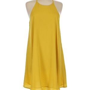 Forever 21 Yellow Backless Dress